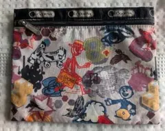 LeSportsac レスポートサック ポーチ カラフルペイント柄