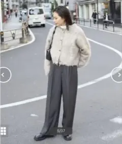 スラックス　ジャーナルスタンダード　ウールライクストレッチ
