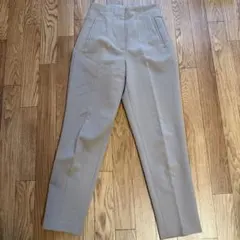 ZARA ハイウェスト　パンツ　グレージュ　ベージュ　XS