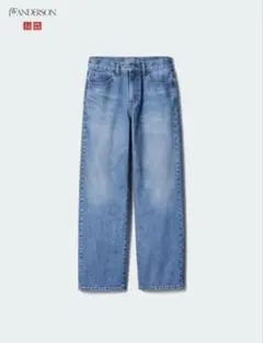 ユニクロ JWANDERSON ストレートデニム ジーンズ ブルー 27