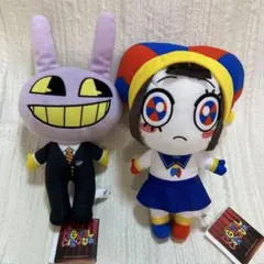 【2点❣️ジャックス/ポムニ】アメイジングデジタルサーカス ぬいぐるみBIG The Amazing Digital Circus ぬいぐるみ 2体セット - メルカリ