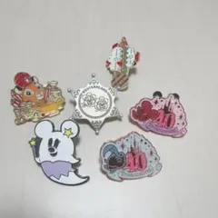 ディズニー　ピンバッジ　シューティングギャラリー　6点セット