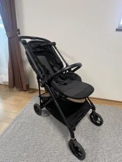 ほぼ新品 emio ベビーカー ブラック - メルカリ