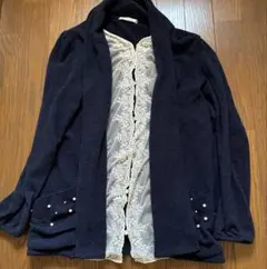 axes femme ロングカーディガンM