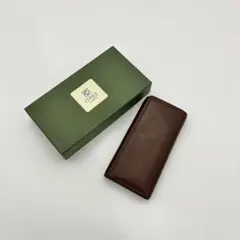 未使用 箱付 CYPRIS キプリス レザー三つ折ペンケース スマートケース