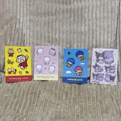 サンリオ　なつかしキャラクターズ　ランダムシール　セリア　レトロ　3枚