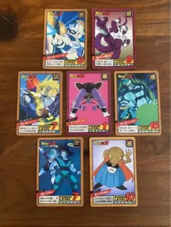 ドラゴンボール Z カードダス スーパーバトル 7枚セット 当時