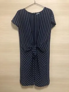 A/C DESIGN BY ALPHA CUBIC ストライプワンピース レトロ