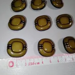 昭和レトロ　ボタン　10個セット