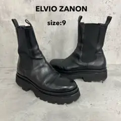 新品未使用♪ELVIO ZANON サイドゴアブーツ 37 ホワイト ELVIO ZANON/サイドゴアブーツ25,000円の新品タグ付き.*˚‧