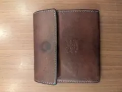 IL BISONTE イルビゾンテ 三つ折り財布 レザー ブラウン