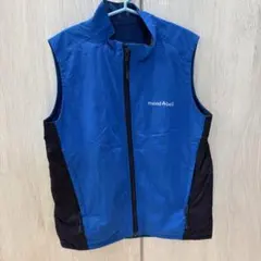 mont-bell ベスト 青/黒