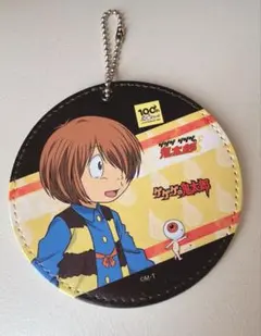 ゲゲゲの鬼太郎 レザーコースターキーホルダー 鬼太郎 目玉おやじ 5期ver