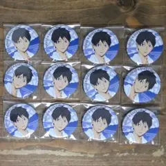 ハイキュー!! 缶バッジ 極楽湯 お風呂ver. 影山飛雄 12個