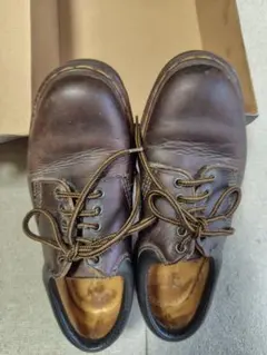 Dr. Martens ドクターマーチン ブラウン レザーシューズ。5ホール