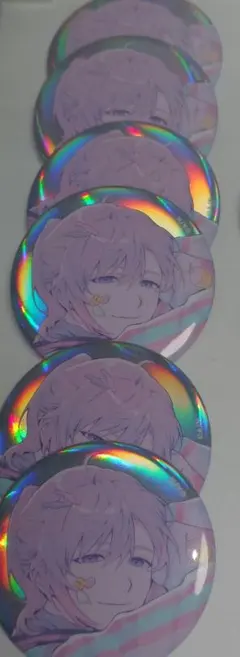 ホログラム缶バッチ　叶