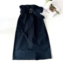 【美品】ザ リラクス シップス ベルテッドスカート ハイウエスト 36 春夏のサムネイル