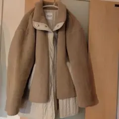 最終値下げ☆サロンアダム・エ・ロペ　ボアブルゾン