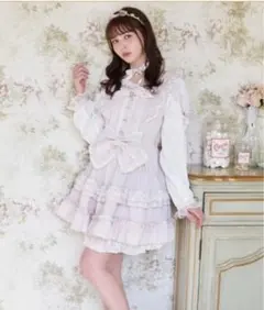 リズリサ ティアラリボンティアードワンピース