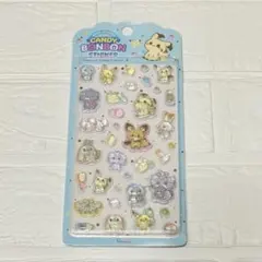 韓国 ポケモン ボンボンドロップ ステッカー シール ブルー ポケピース