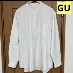 イージーケアバンドカラーシャツ　GU
