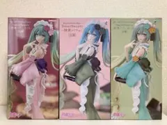 フリュー 初音ミク　抹茶パフェ　フィギュア　3種セット