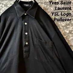 Yves Saint Laurent YSLロゴ プルオーバー シャツ