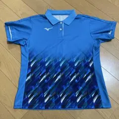 Mizuno 青 ゲームシャツ Ｌ