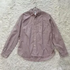 ✨美品✨ エムエイチエル コットンシャツ ストライプ 洗える 綿100%のサムネイル