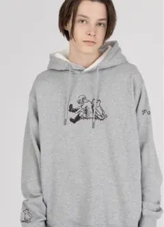 新品タグ付き グラニフ パーカー 「クリストファー・ロビン」 XL グレーのサムネイル