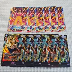 最強ジャンプ5月号付録 DBSCG フュージョンワールド 孫悟空　6セット12枚