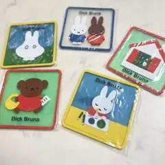 miffy クリアラバーコースター3 全5種セット　ミッフィー