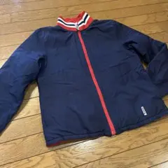 FILA ネイビー リバーシブルジッパー付き 中綿ジャケット