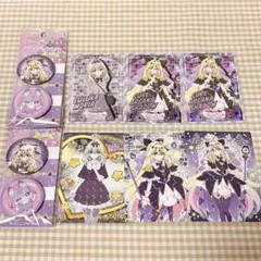 名探偵プリキュア カード シール 缶バッジ 森亜るるか キュアアルカナシャドウ