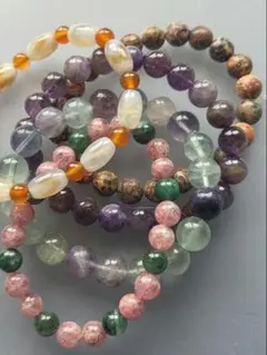 天然石　ブレスレット　5本セット