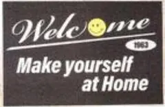 ドアマット　玄関マット　スマイルマット　アメリカン雑貨　屋内屋外