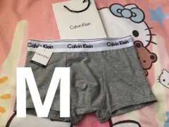 男性用　灰Mサイズ　Calvin Klein ボクサーパンツ　ボクサーブリーフ