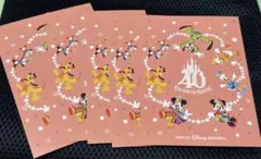 ディズニーセレブレーションホテル　ポストカード　ディズニーリゾート40周年　5枚