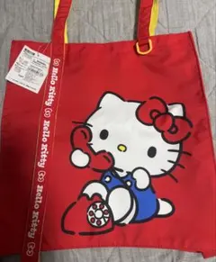 ハローキティ トートバッグ 赤 サンリオ 緊急値下げ