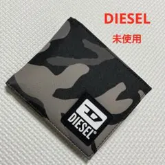 ・未使用　DIESELディーゼル　二つ折り財布　迷彩　カモフラのサムネイル