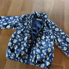 branshes 花柄ジャケット ネイビー