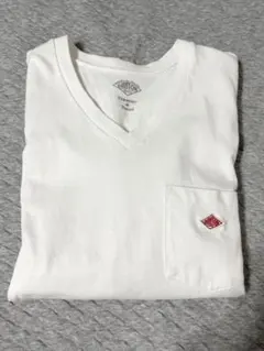 DANTON ポケット付き Vネック Tシャツ ホワイト36のサムネイル
