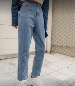 Dazyハイウエスト ライトブルーデニム