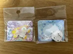 超立体シール ユニコーン イエロー シマエナガ ぷっくりシール