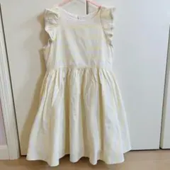 タルティーヌエショコラ　フリル付きノースリーブワンピース 130