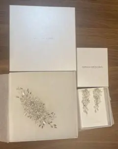 パーティ用　ヘッドピース&ピアス