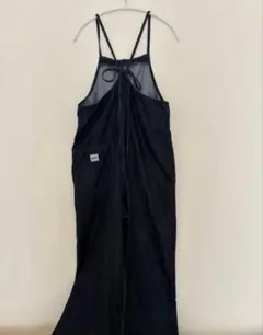 【Lee】濃紺 ダークデニム ストラップ付きオールインワン サロペット