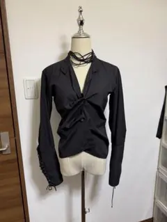 YSL by Tom Ford lace design shirt ネックレス付のサムネイル