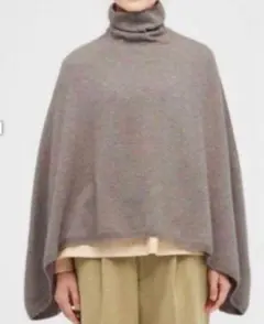 カシミヤ ポンチョ