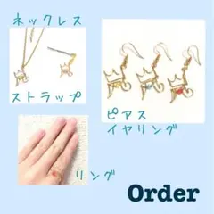 N＋♡お好きな形で♡ピアス・イヤリング・リングなど♡オーダー